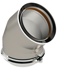 Z-Vent Double Wall 45° Elbow