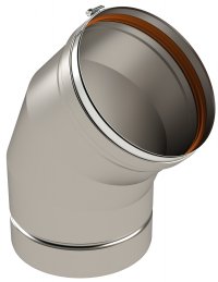 Z-Vent Single Wall 45° Elbow